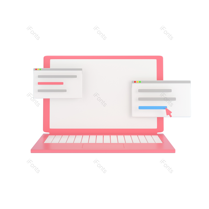 电脑图片,笔记本元素,装饰元素PNG,免抠素材